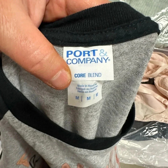 Flannels Pumpkins Bonfires Raglan Tee Shirt - Picture 2 of 4